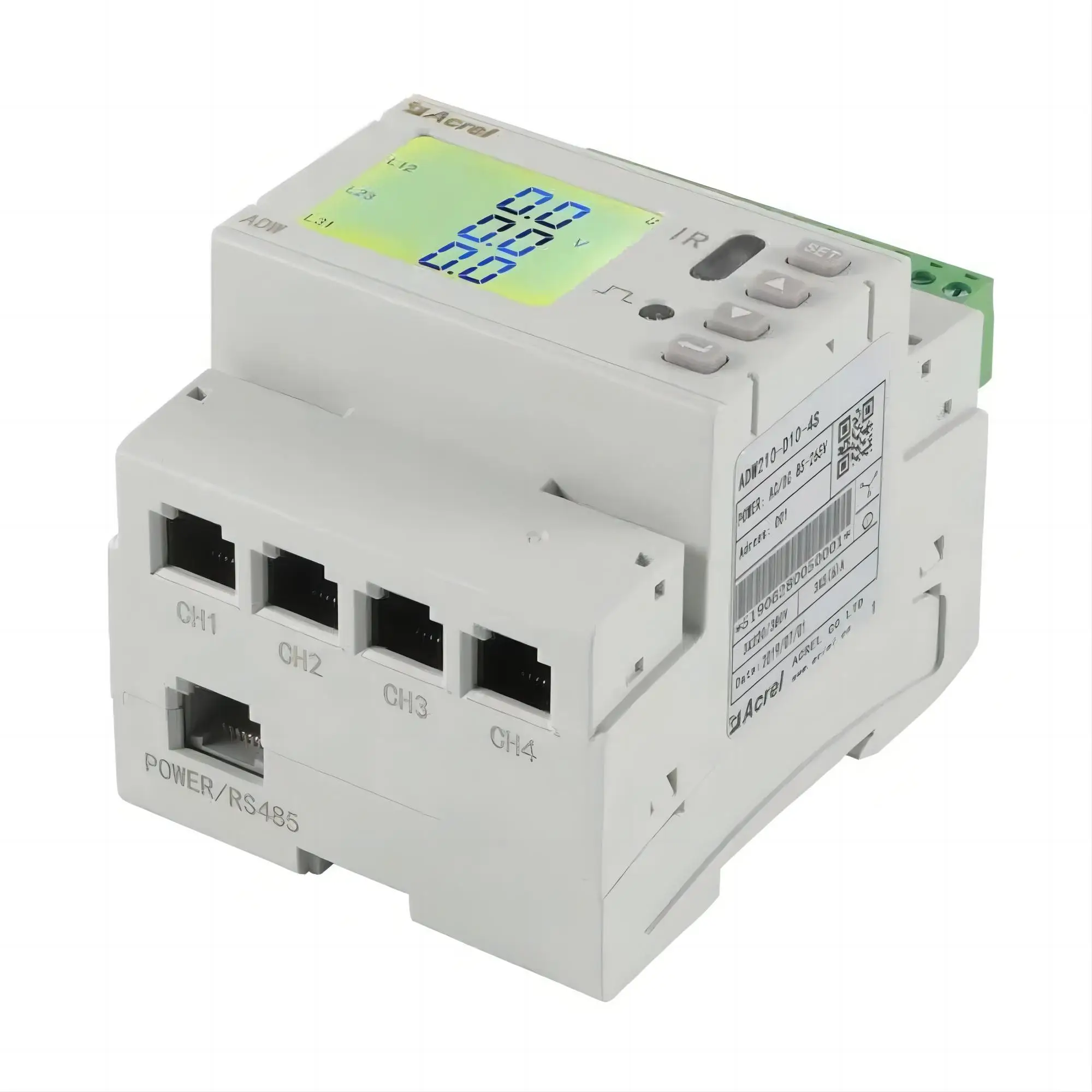 ADW210  3 Phase AC  Multi Circuit Power Meter Din-rail RS485 Modbus-Rtu for Electric Iot System