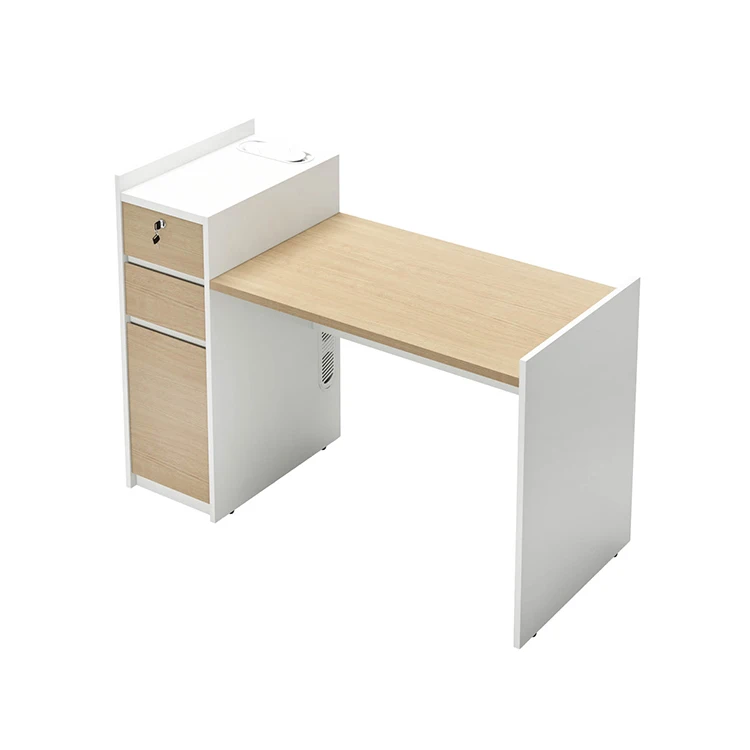 
Economic New Design Workstation Office Desks Staff Table with Cabinet 
