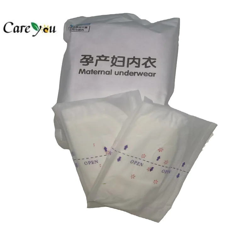Comfortable Individual Nonwoven Disposable Maternal Underwear for Women