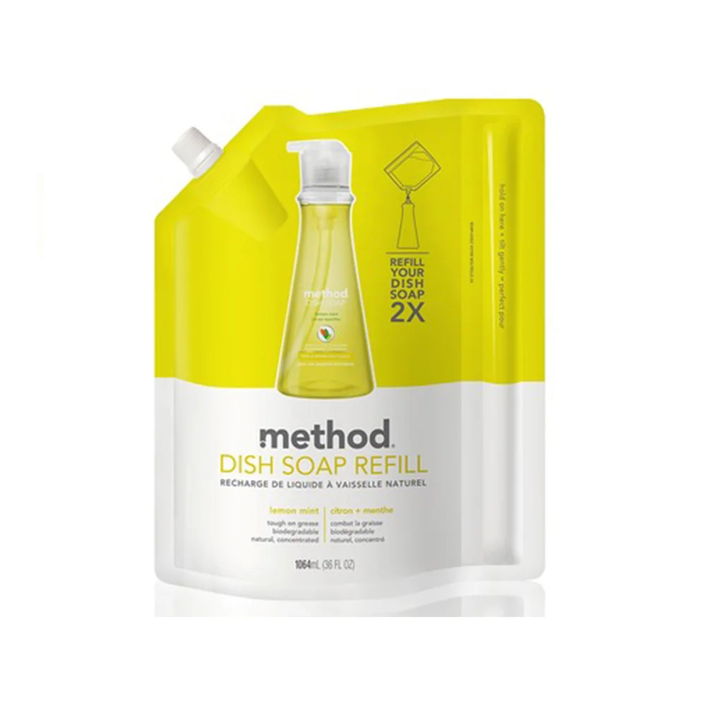 Doypack stand up washing powder liquid laundry detergent  antiseptic hand washing soap liquid refill spout pouch bag