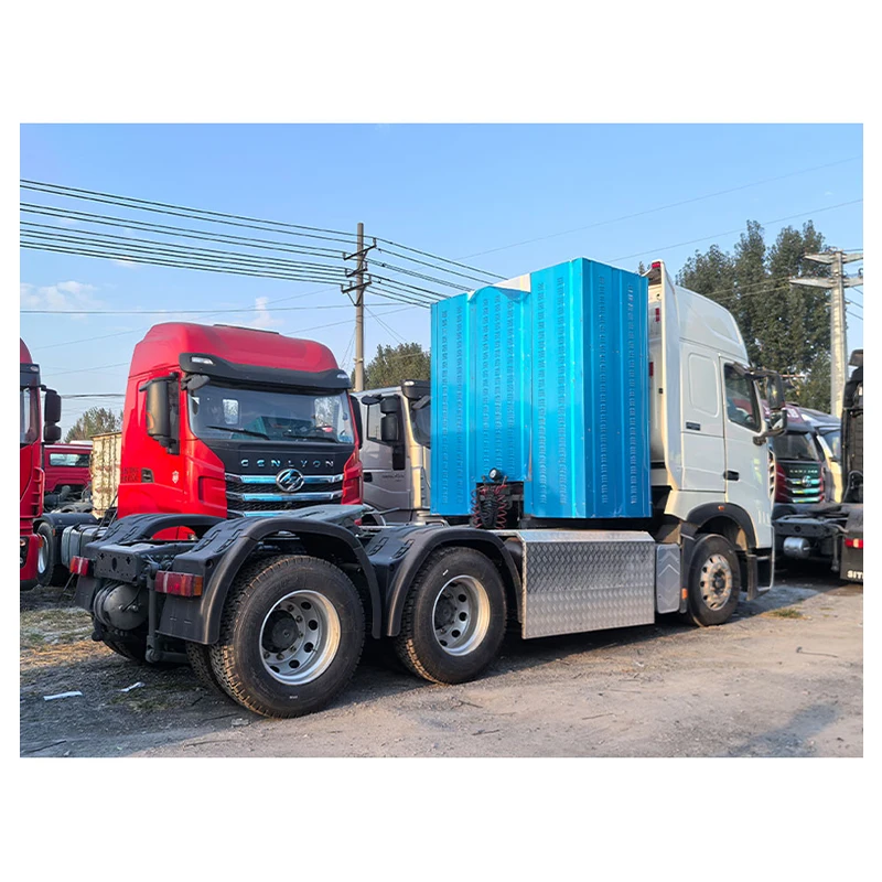 Второй Ручной Двигатель Weichai 6*4 тяжелый грузовик быстрая коробка передач 10 колес тягач с прицепом хорошее состояние