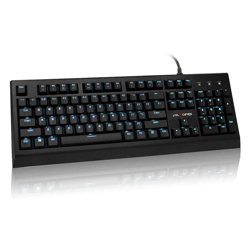 Mechanical Switches Strong Adjustable Tilt Legs Full Size 104 Keys Mechanical Illuminated Keyboard