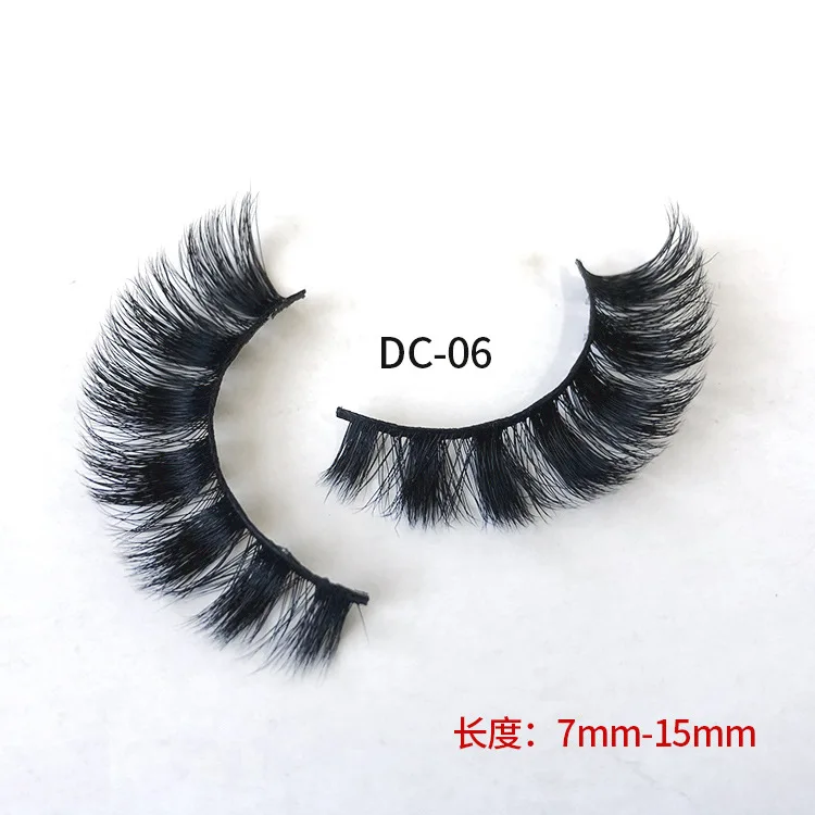 High quality New trend vegan silk plant fiber Lashes 3D faux Mink eyelash Private Label Fast Delivery Russian Strip Eyelashes