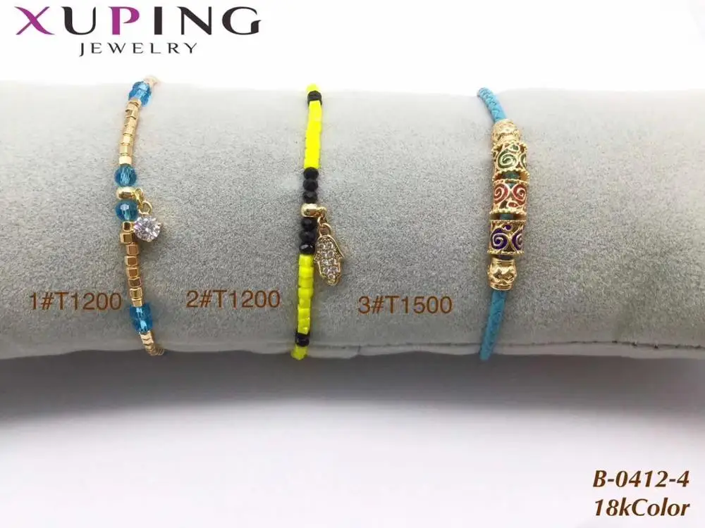 Bracelet-1 Xuping red rope charms bracelet jewelry women bead custom copper stone ladies adjustable bracelet homme
