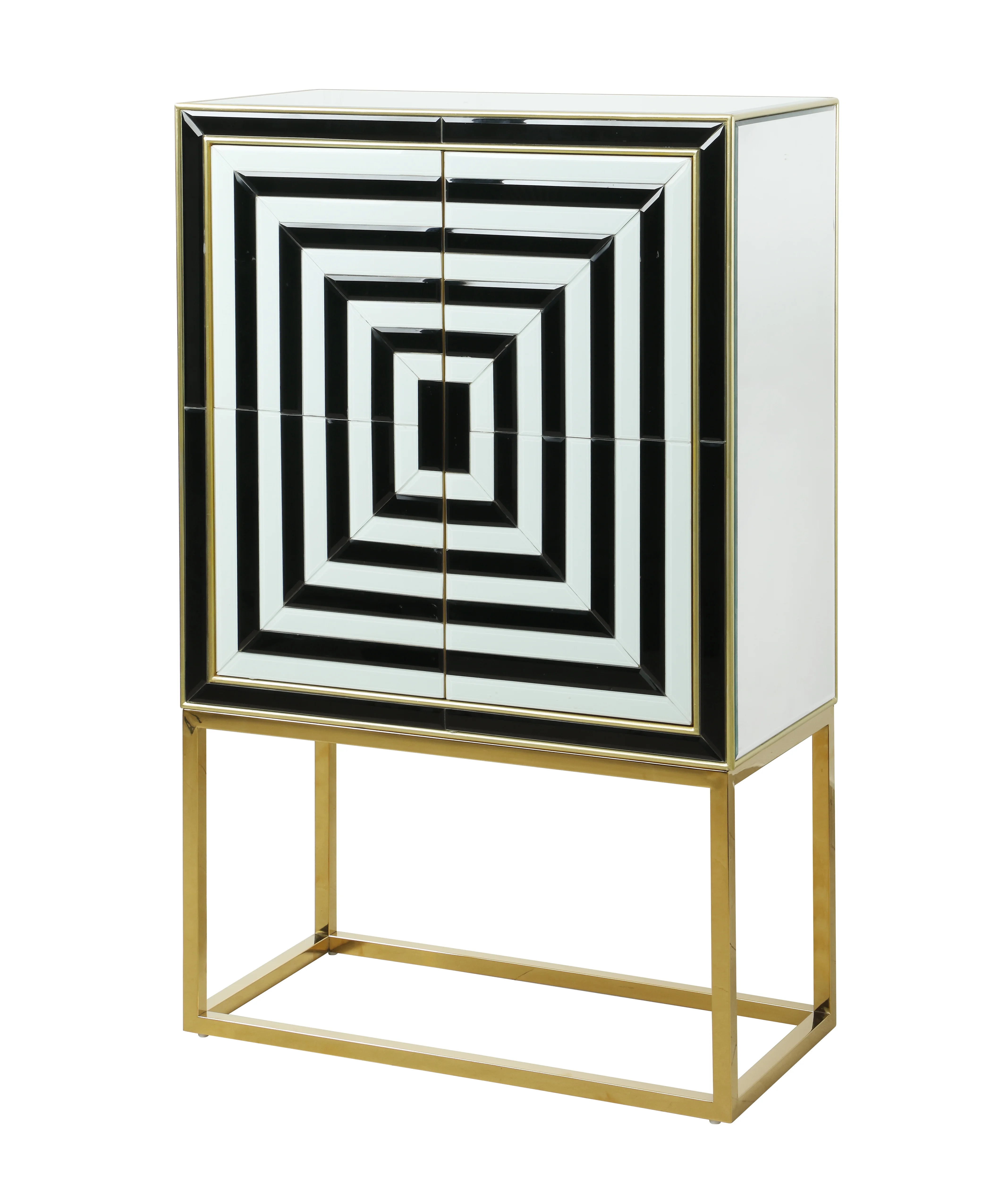 Modern metal stainless steel base displays wood wine cabinet custom wine cabinet living room furniture