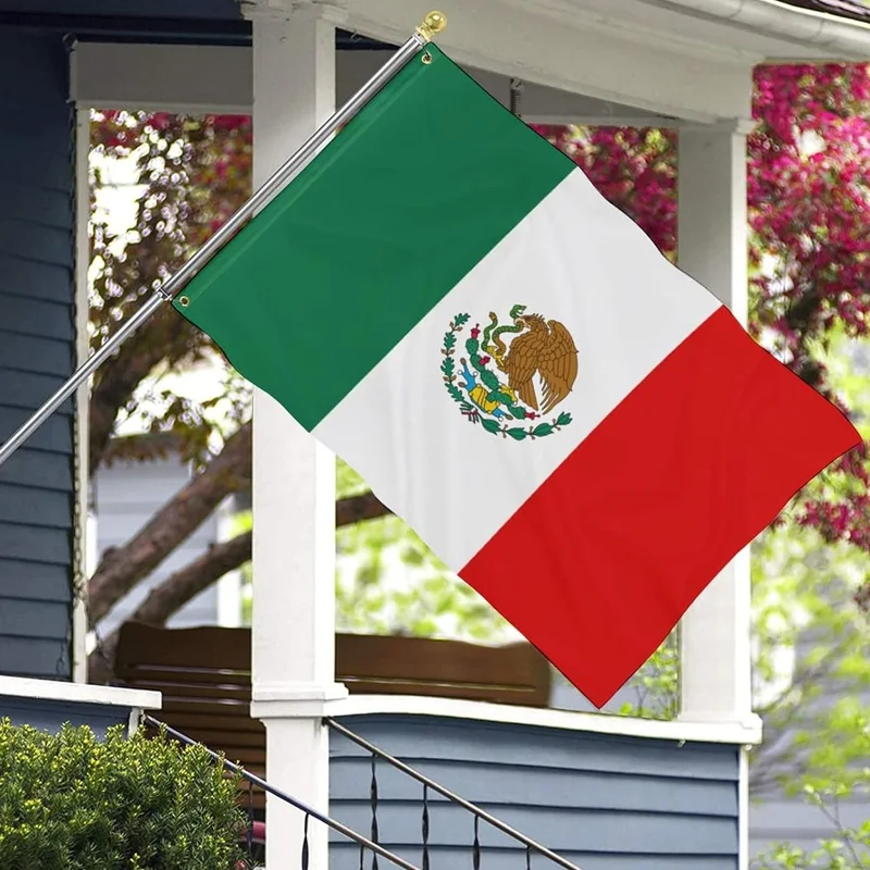 Custom Print Polyester Mexican Flag Honduras El salvador Nicaragua Mexico Flag Banner Custom Size Car Garden Country Flag