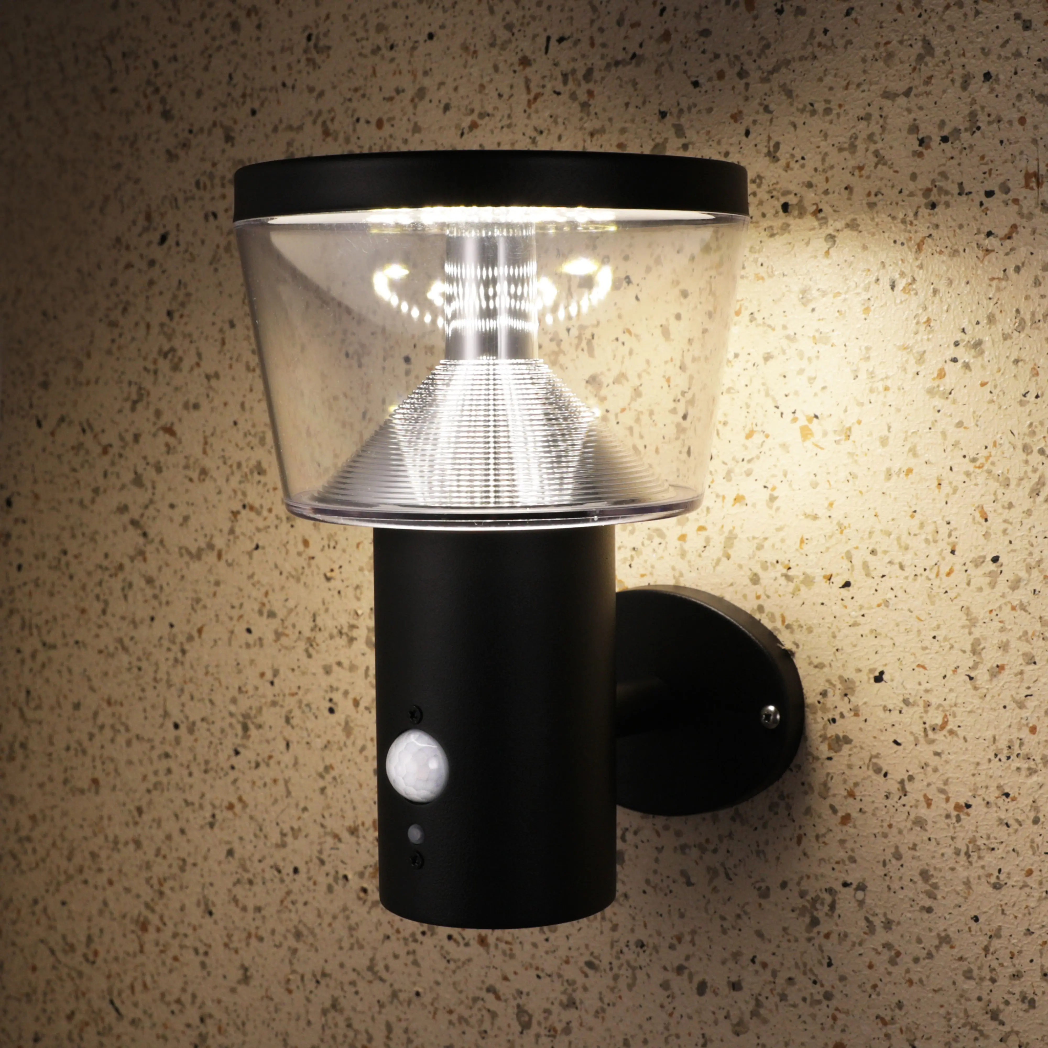 
Modern Nordic Solar Garden wall mounted IP44 fixtures wall lamp light with motion sensor outdoor led wall lights HY19WSRB 