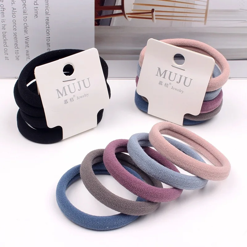 5 Pcs/set New Arrivals Fashion Korean Twist weave Cute Wholesale Headband hair bands Women Hair Accessories Elastic Hair Ties