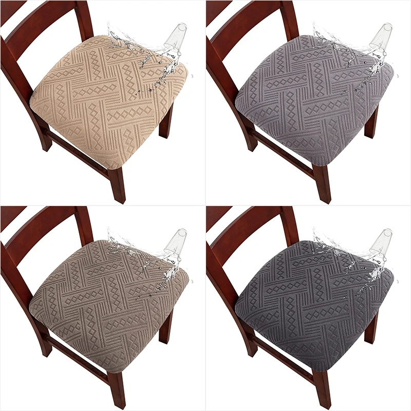 High Quality Cotton Jacquard Seat Cushion Cover for Chair Mats Modern Home Designer New Washable Chair Mats