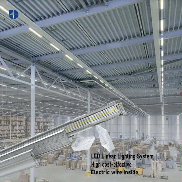 No labor cost energy saving led track light gu10 track spot light led trunking linear light system for supermarket warehouse