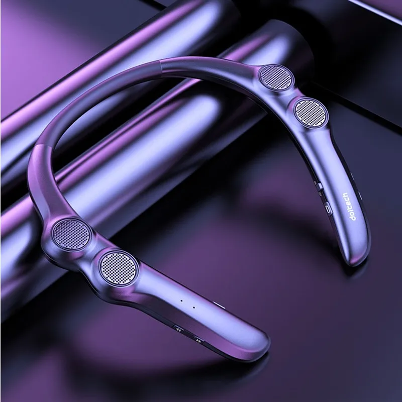 Mini BT Speaker Halterneck  Wireless Bt Smart Speaker  Portable Mini Subwoofer Wearable Stereo Heavy Bass