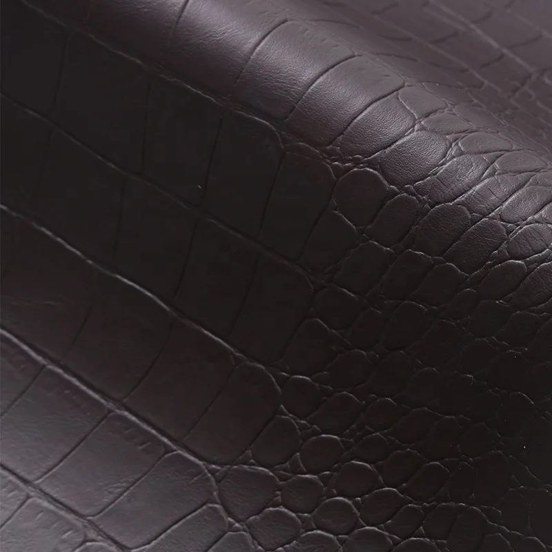 PVC alligator leather fake crocodile skin leather for croc leather fabric sofa and bags