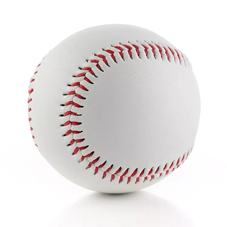 Factory Wholesale Standard Size Pure White Training Sporting PU Rubber Foam Baseball