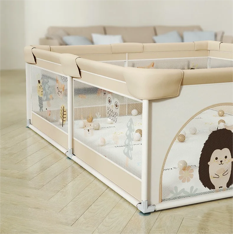 2024 kids Oxford cloth folding playpen baby safety fence play pen baby playpen for children playpen mat