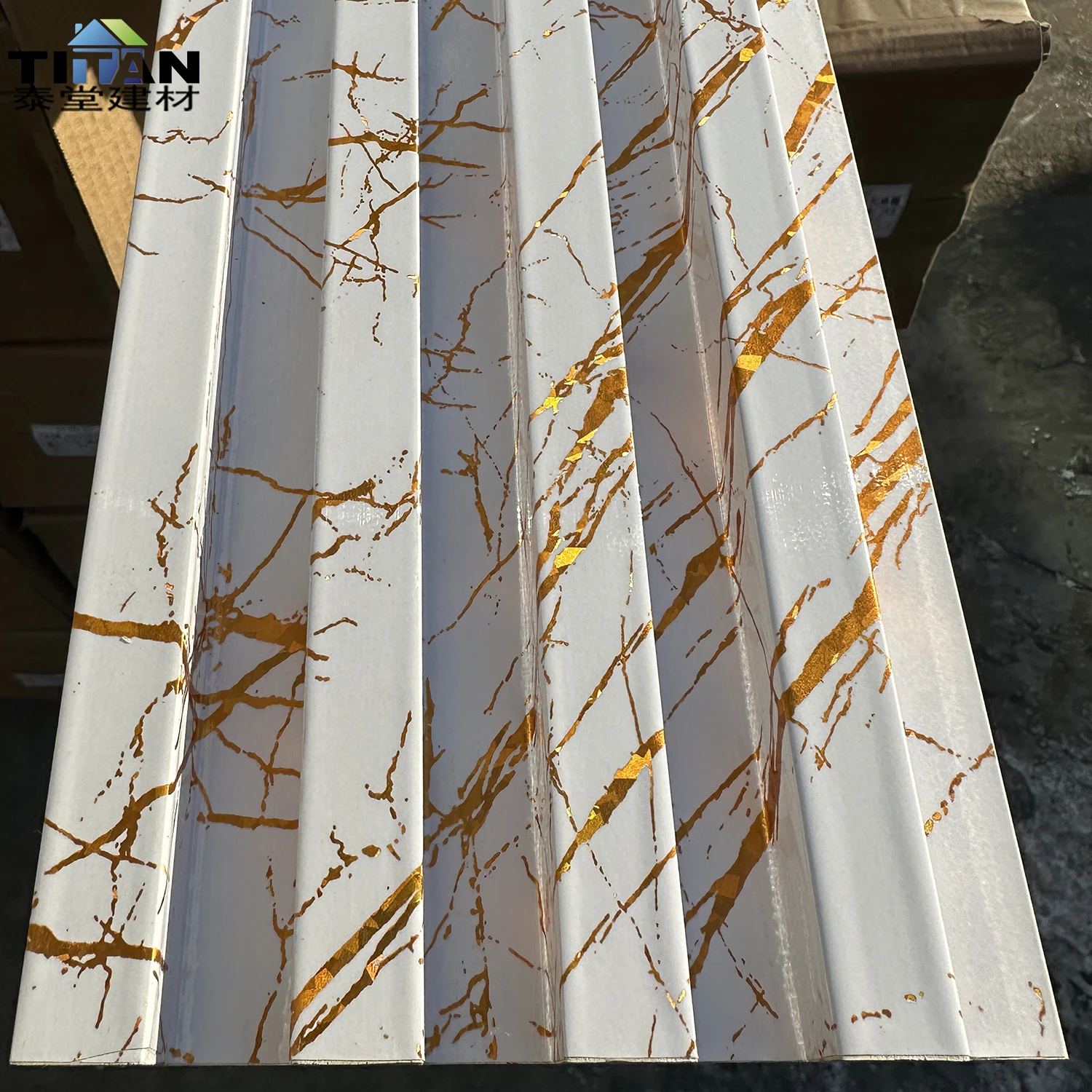 Tasseau Mural Pvc Partition Timber Tube Paneles Lambrin Para Pared De Pvc Exterior