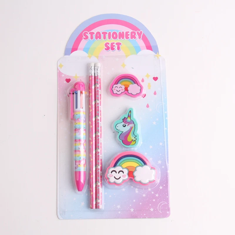 Interwell School Supplies Kids Stationery Set Back to School Essentials Office Promotion Made Durable Paper Perfect Gift Idea