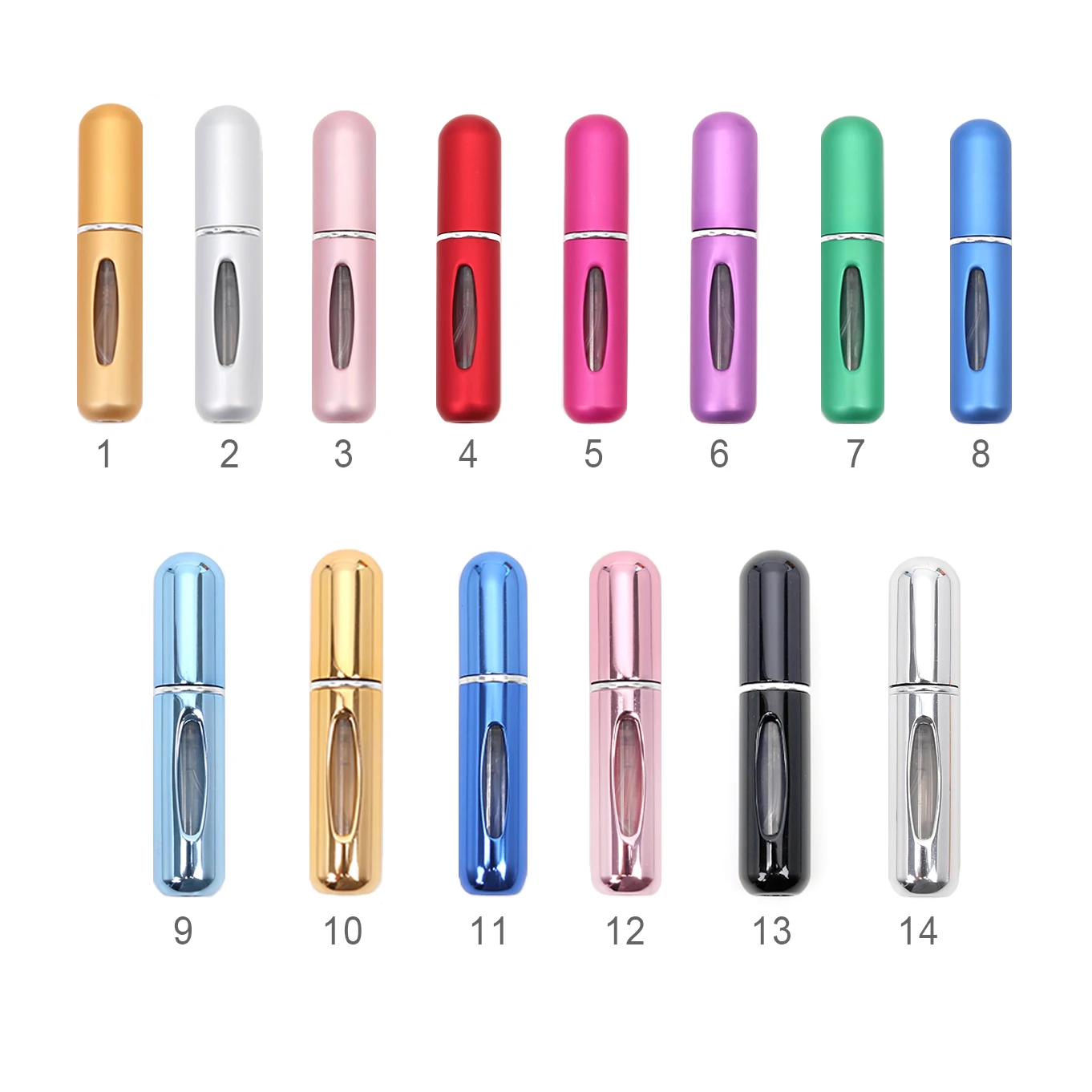 Алюминиевый мини-распылитель для путешествий 5 мл 8 10 12