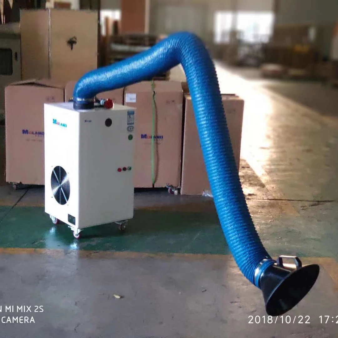Welding fume suction system Portable soot purifier 1500 air volume treatment workers