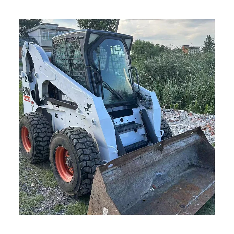 High Quality cat S300/S185 Second Hand Wheel Loader Machine Original Paint Mini Used Loader for Sale