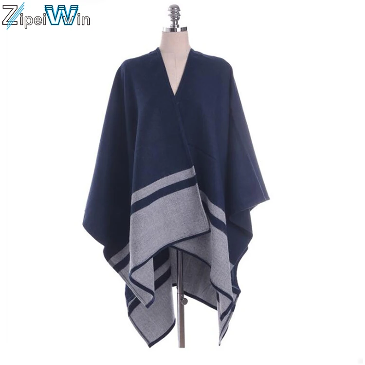 Large Size Cashmere Feel Blanket Stole Cape  Girls Scarf Shawl Poncho