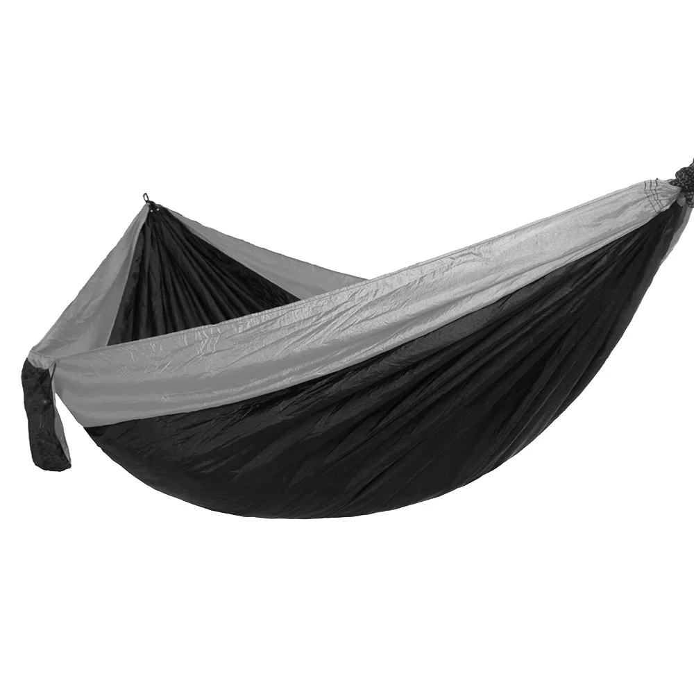 Factory Customized 100% Nylon Parachute Fabric Camping Hammock Portable Ultralight With Carry Bag