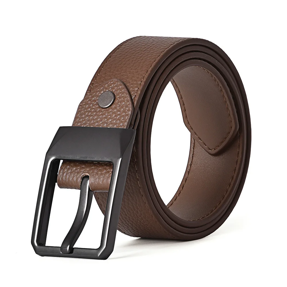 TXL383 Male Vintage Genuine Leather Belt Pin Buckle Waist Belt Waistband Casual Business Men Pants Retro Cowhide Belts