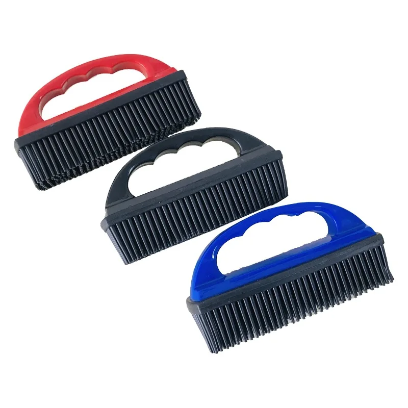 Factory wholesale Reusable Pet Hair Removing Rubber Brush