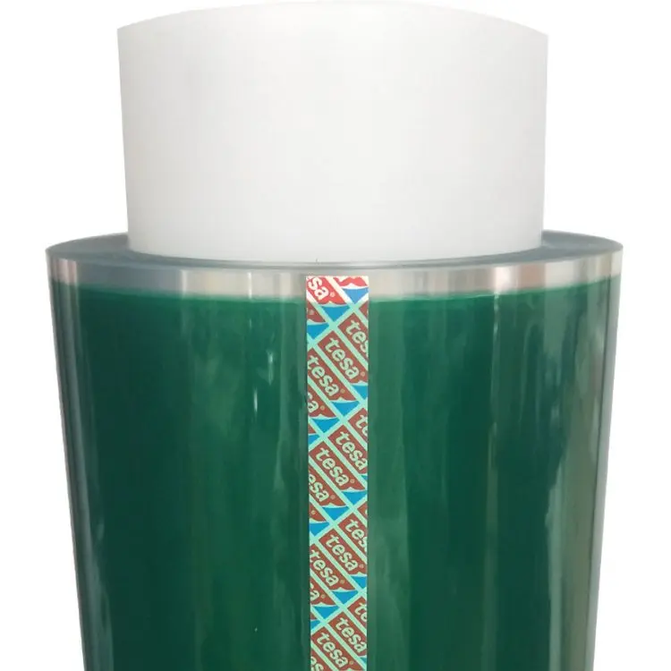 Pet high temperature tape Tesa 50600 pet silicon green polyester masking tape for Powder spraying