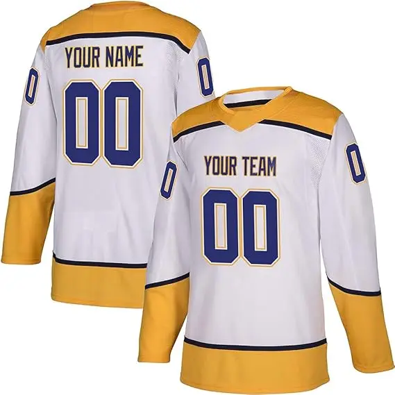 Free Design Heat Transfer Printing Team Wear Best Price Men Ice Hockey Jersey Custom Hockey Team Jerseys