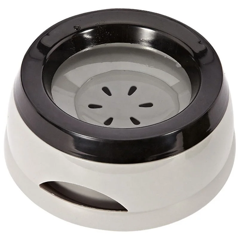 Road Refresher Outdoor Pet Drinking Bowl Resin Dog Cat Tool Water Drinker Anti-Spill Slow Auto-Adjustable Floating Bowl Buoyancy