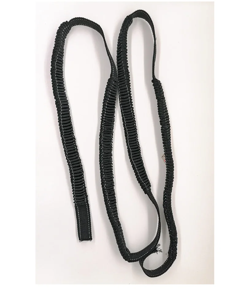 web band High Quality Folded Wrinkled Buffering Nylon Polyester Elastic Bungee Webbing for Dog Leash and Safety Products
