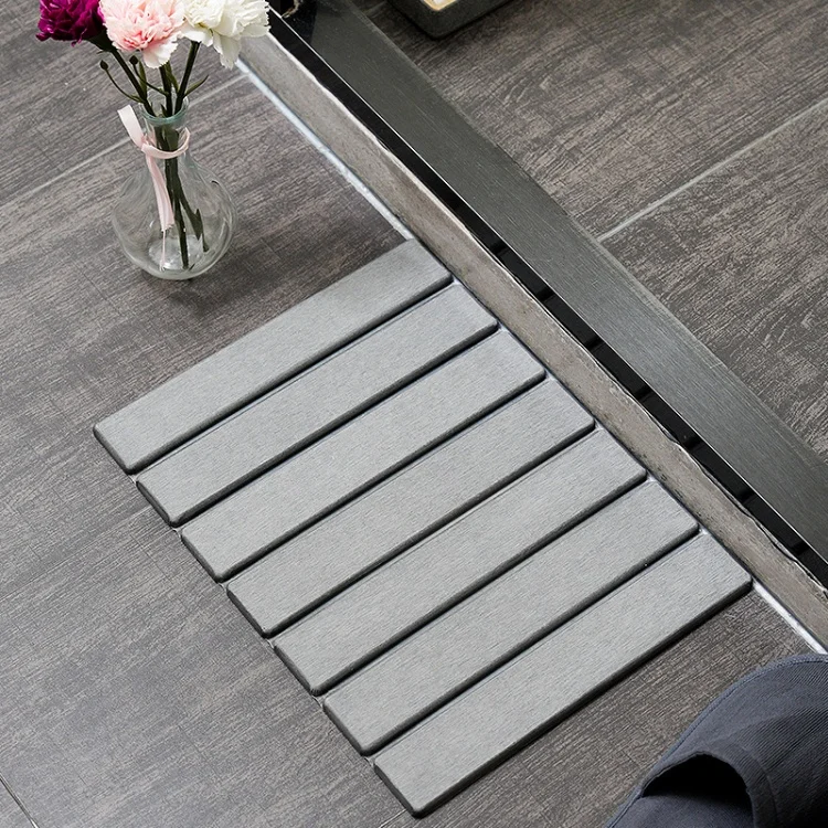 High Quality Diatomite Foldable Microfiber Carpet Food-Grade ABSORBENT Stone Bathroom Mat for Dogs and Home