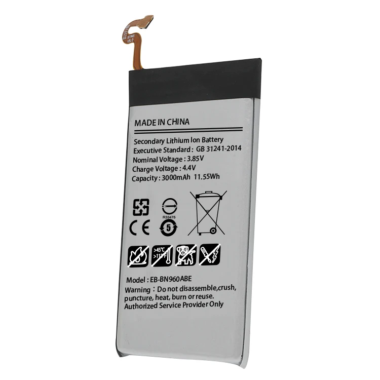 Factory Wholesale Hot Sell Smartphone Rechargeable Battery EB-BG960ABE for Samsung S9 Replacement