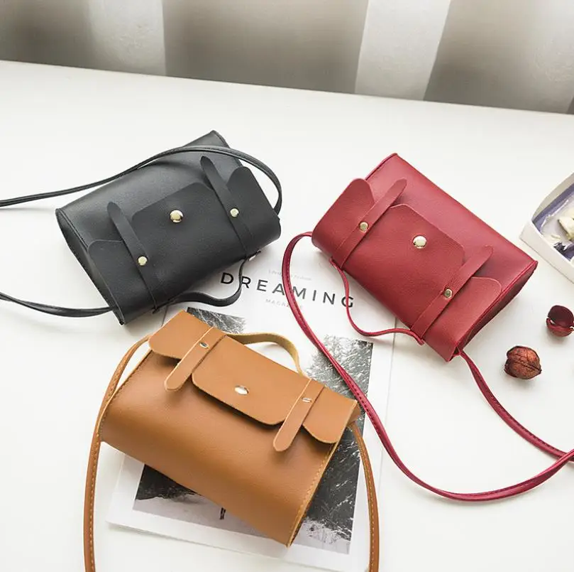 
Ladies Messenger bag Vintage Leather Handbags Women Clutch Bags 