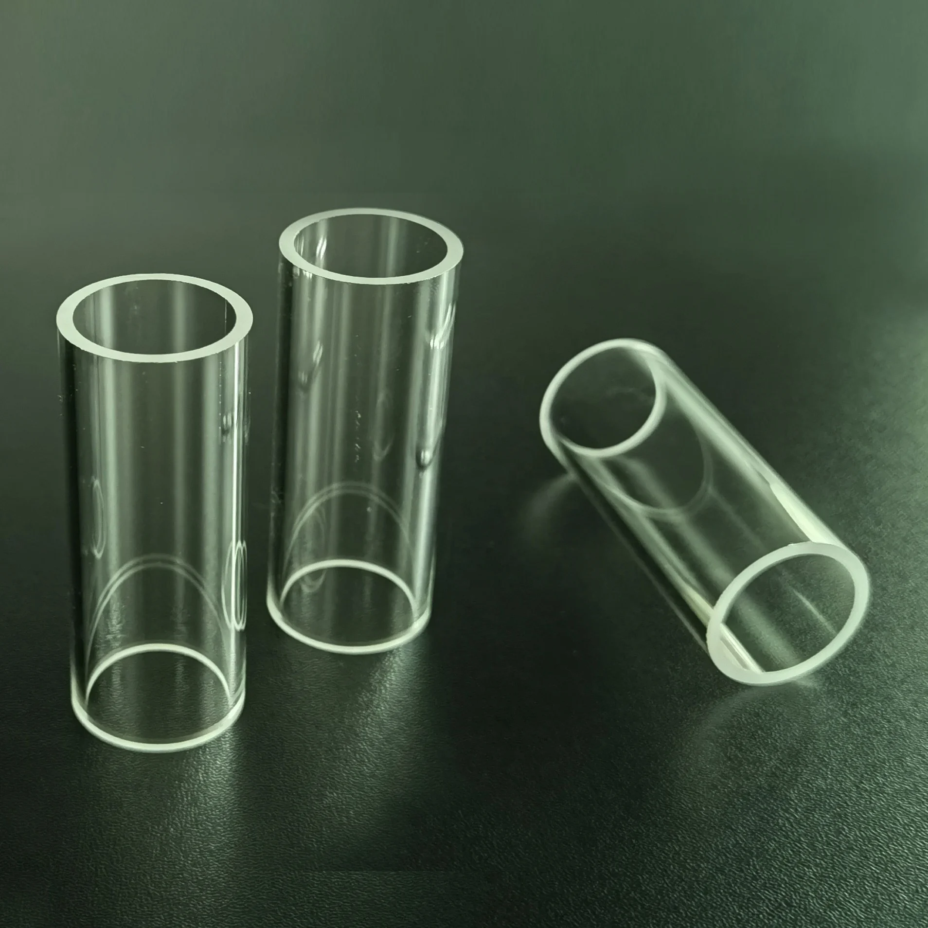 Transparent Cylinder High Transmittance Quartz glass Pipe High Purity Quartz Glass Tube