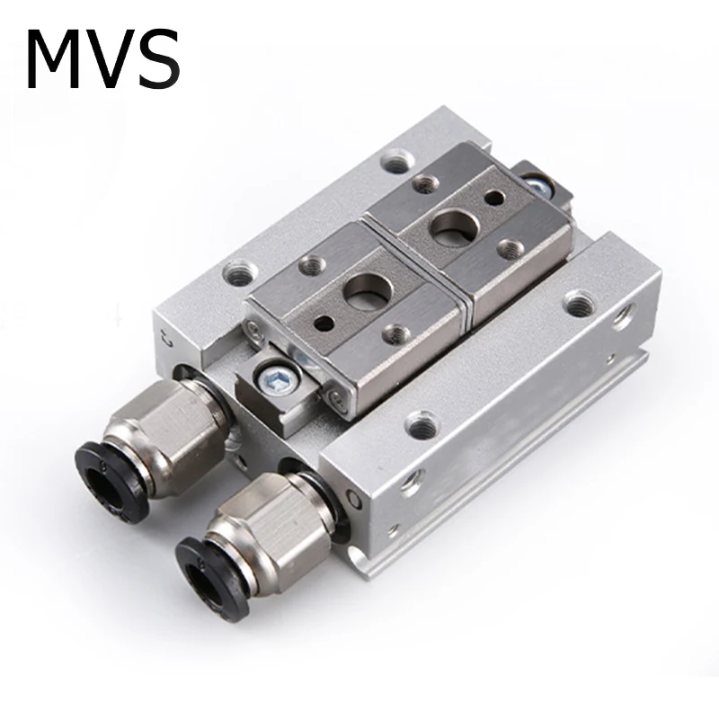 SMC Slide Cylinder MHF2-8D/D1/D2 Parallel Open And Close Type Cross Roller Translation Compact Cylinder