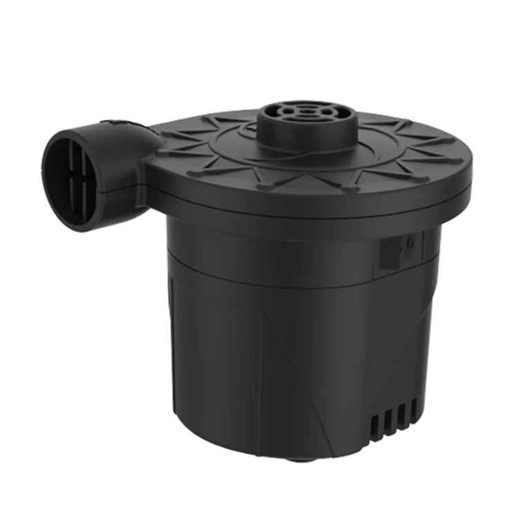 High quality 12V household electric inflator/deflator electric air pump with 3 nozzles for air mattress water floatation