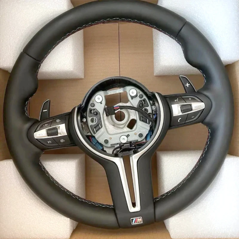 Кожаное Рулевое колесо для BMW F10 F30 F32 F07 F01 F02 F22 F87 F12 F06 F35 F80 F36 F18
