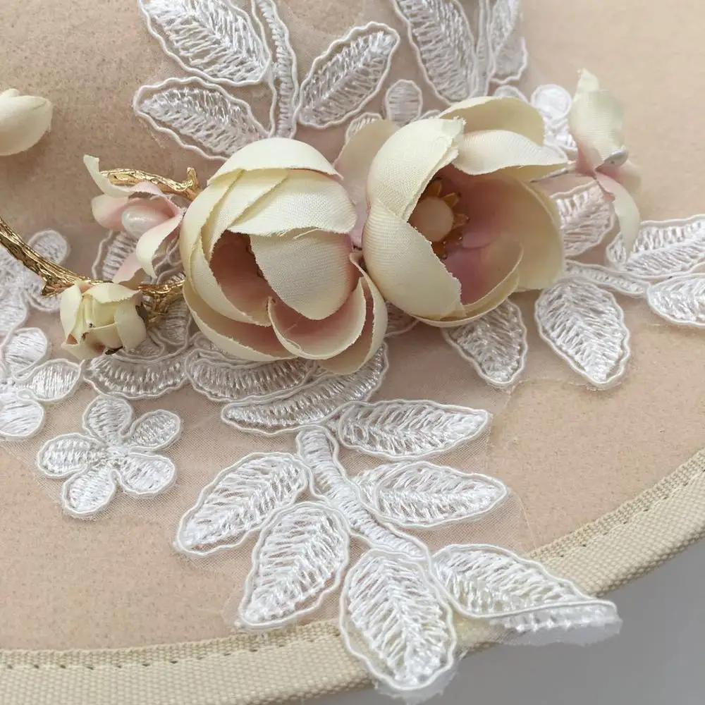High Quality Ladies Wide Flower Fashion Hat For Women Party Elegant Church Hat