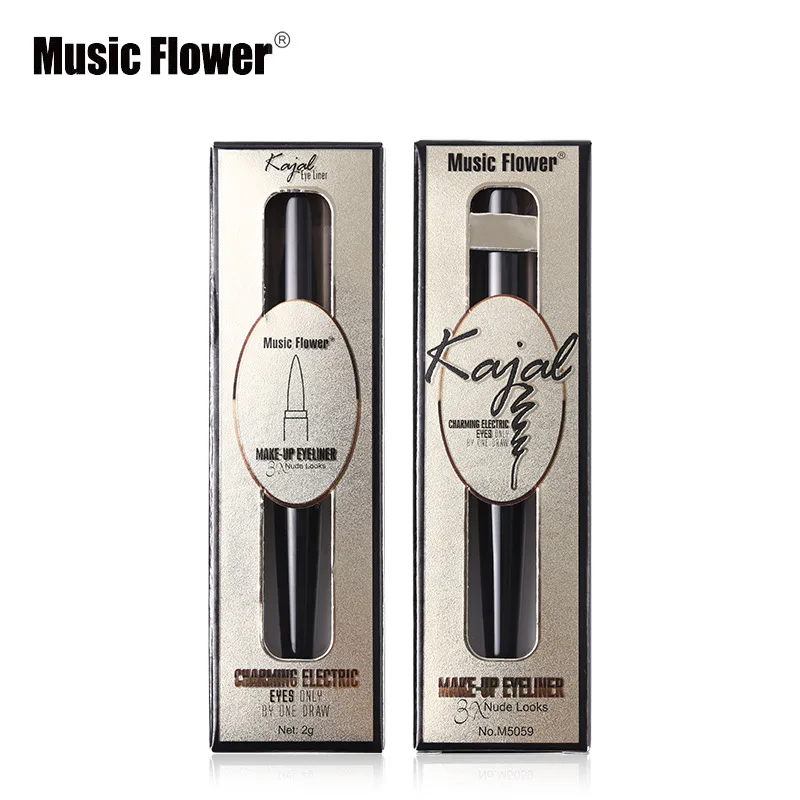 High Pigment Easy Color Water Proof Lasting Blue Black Brown Eyeliner Crayon Pencil