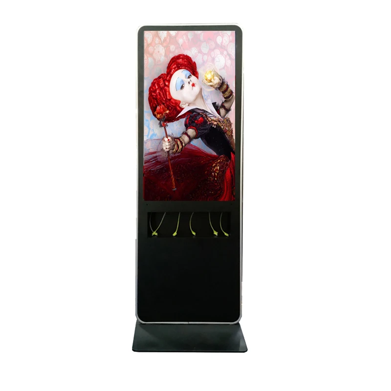 Wholesale Indoor Advertising Media Player Phone Charging Stand With Digital Signage
