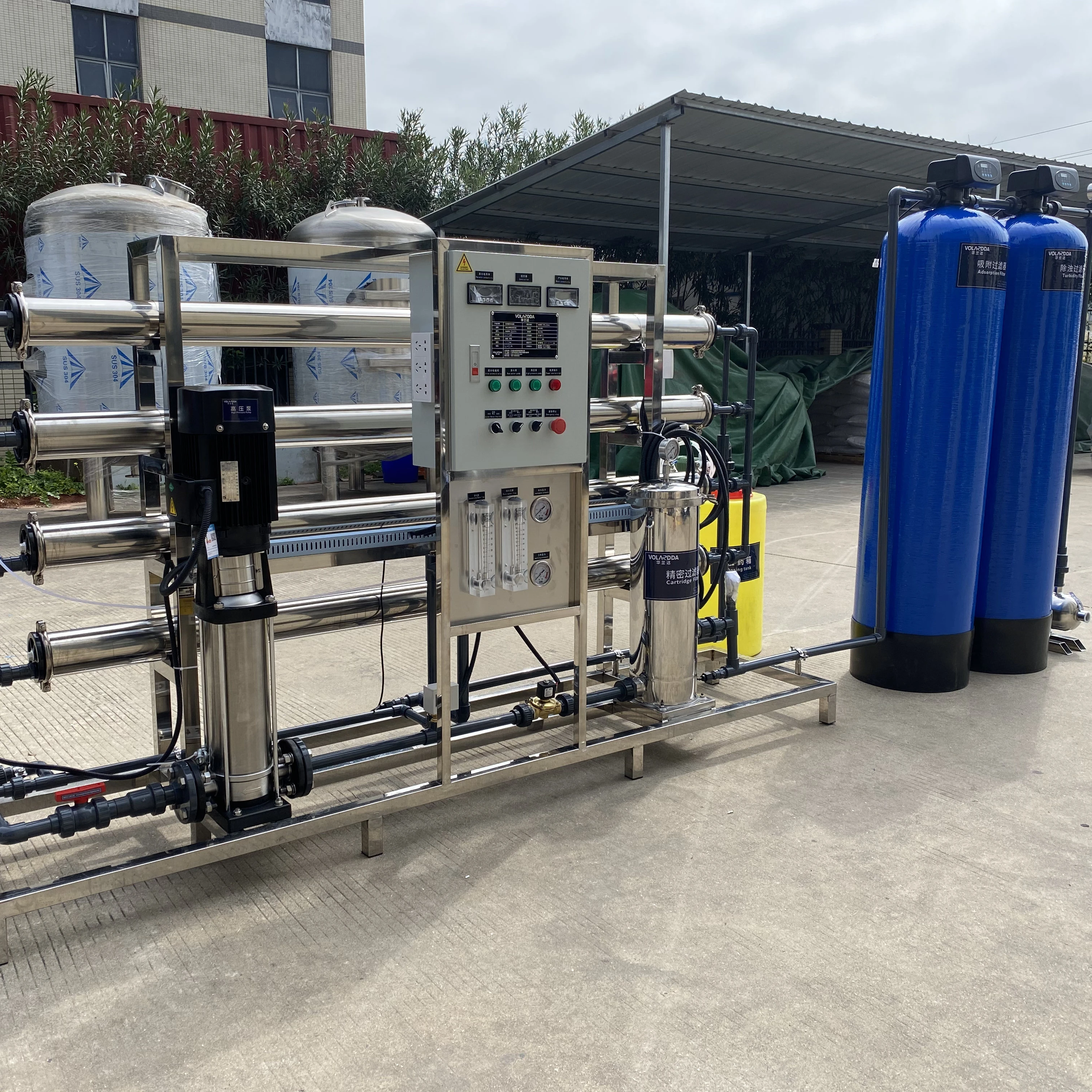 RO Industrial Reverse Osmosis System Water Filling Machine Bottling Water Purifier Filtration System Water Filtration System