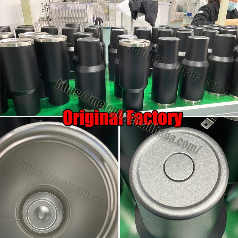 Wholesale Bulk Stainless Steel Double Wall Insulated  40 oz 40 oz Cup Mug Tumbler with Handle Stanleys Quencher Travel and Straw