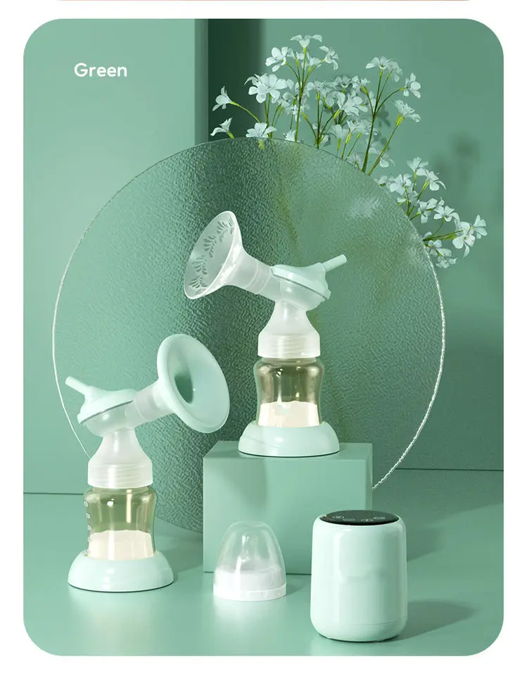 Efficient Double Dual Motor Electric Smart Breast Nipple Suckers Massager Pump Stimulate Milking machine for woman breastfeeding