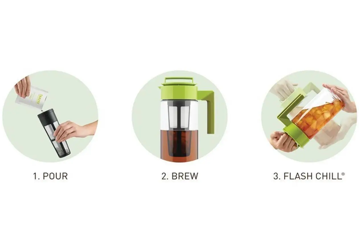 With big volume of 2 quarts of tritan plastic cold brew coffee maker-also for hot ,bpa free