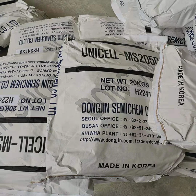 Korea Dongjin Unicell Expandable microsphere expansive foaming agent MS200/205D/215C/197D for pvc