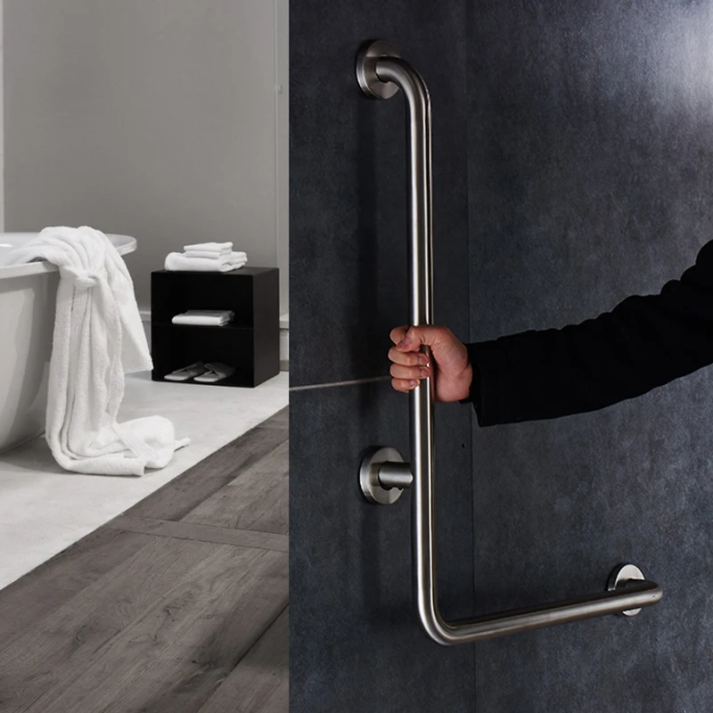 Высокое качество OEM накатки складной поручень из нержавеющей стали