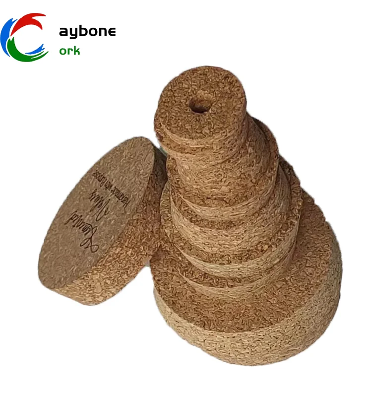 Factory  server Cork Lid directly Customization Cork Lids Stoppers for Mason Ball Canning jars Tapered Cork Plugs