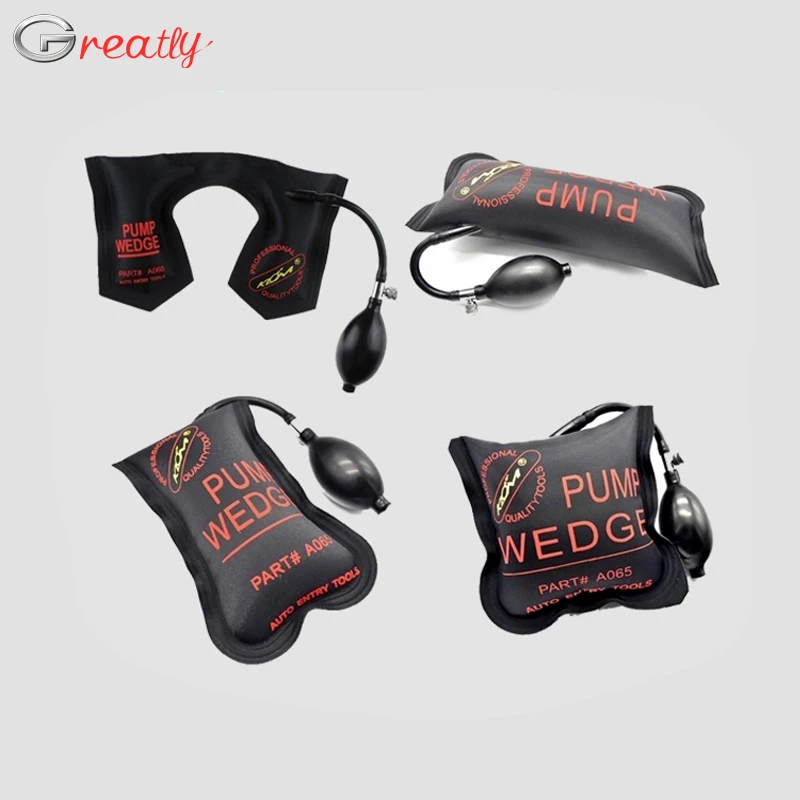 Car PDR Tool Locksmith Tool 4  pieces Kit Air Pump Wedge Shim No Damage No Mark Factory Wholesale Customizable