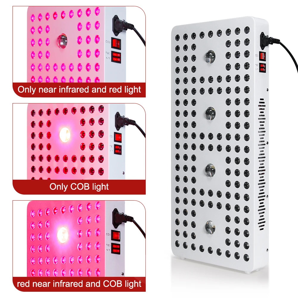 Gerylove ODM OEM 660nm 850nm pain relief Light therapy 1320W COB LED Red Light therapi panel